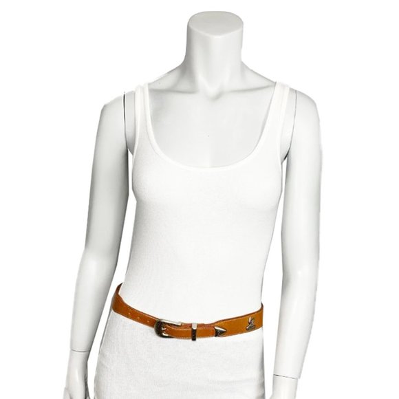 VINTAGE 1990's WARNER BROTHERS Looney Tunes leather belt - Picture 7 of 8